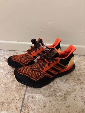 Adidas Fortnite US 9.5 Men's Black Orange Fishstick Retro Ultraboost JQ0715